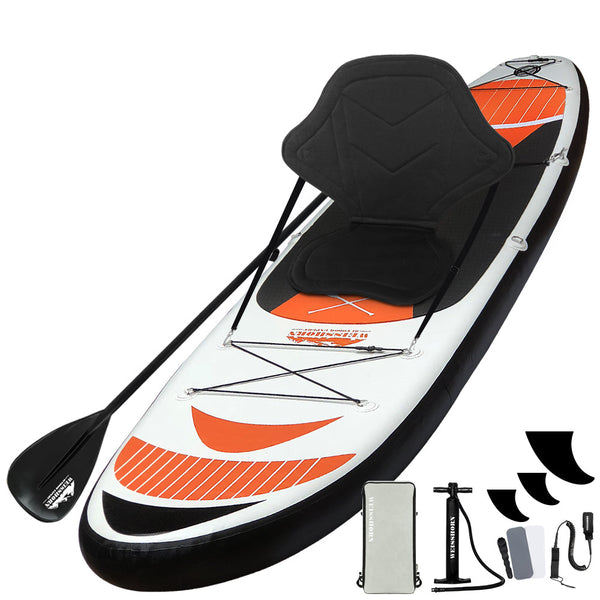 Weisshorn Stand Up Paddle Board 11Ft Inflatable Sup Surfboard Paddleboard Kayak Red Surfboards