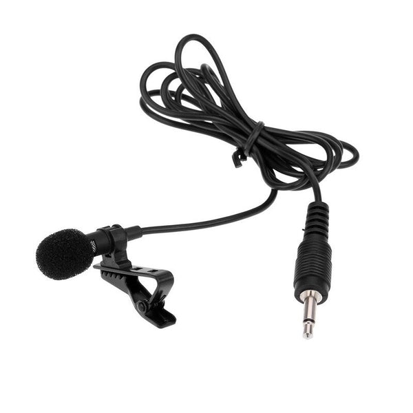 Mini Lapel Lavalier Tie Clip Metal Mono Microphone 3.5Mm With Collar Microphones & Wireless Systems