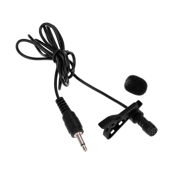 Mini Lapel Lavalier Tie Clip Metal Mono Microphone 3.5Mm With Collar Microphones & Wireless Systems