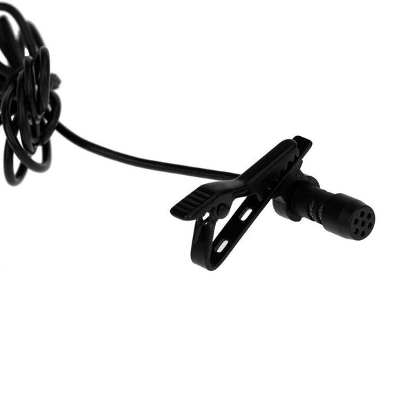 Mini Lapel Lavalier Tie Clip Metal Mono Microphone 3.5Mm With Collar Microphones & Wireless Systems