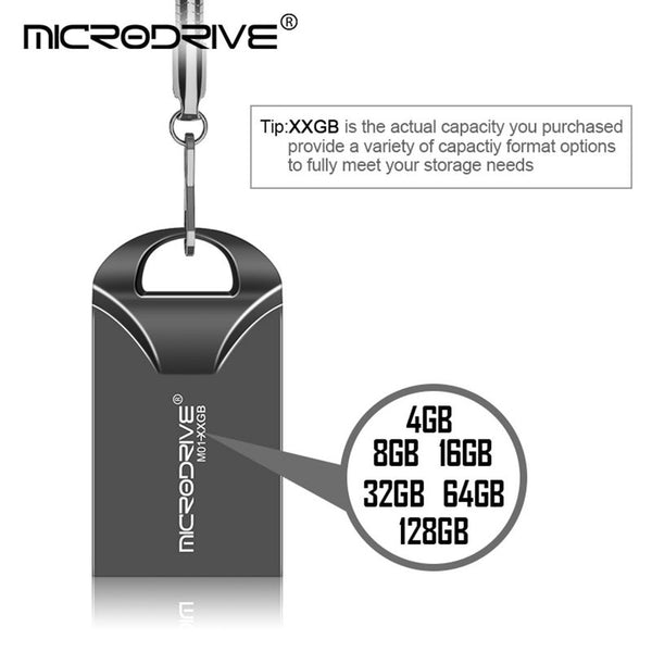 Super Mini Usb Flash Drive 32Gb Memoria Stick Pen Metal Disk