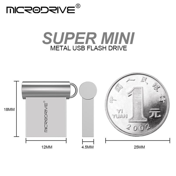 Super Mini Usb 2.0 Flash Drive 64Gb Pen Memory Stick With Key Ring