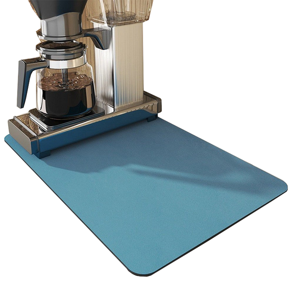 Super Absorbent Drainer Placemat Kitchen Coffee Mat Drying Bar 2 Colours Kitchen Bench Mats