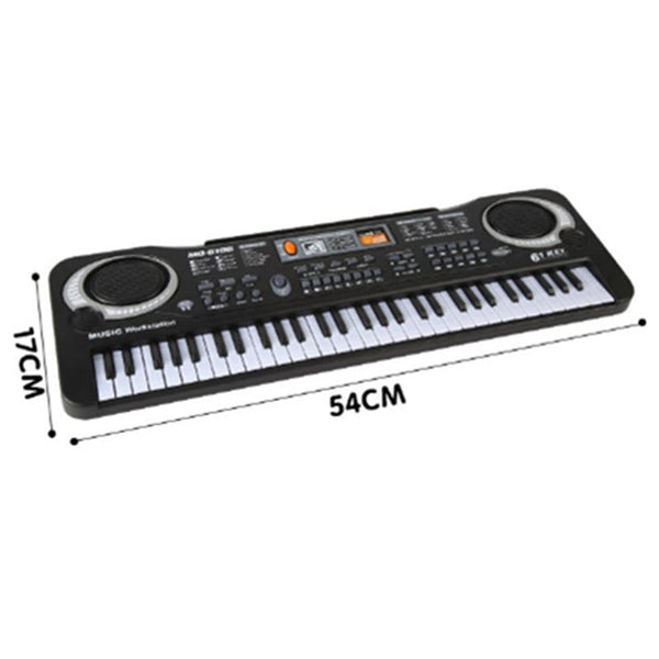 61 Keys Electronic Piano With Microphone Multi Functional Music Toys Suitable For Children 8 Years Old Electronic Keyboards