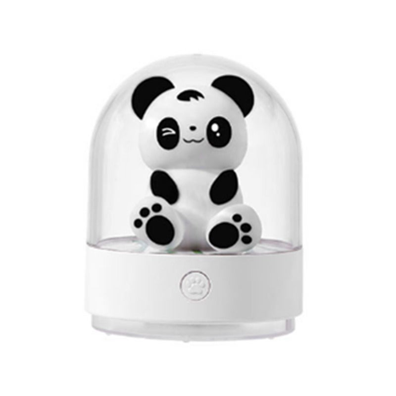 Creative Cute Panda Aromatherapy Usb Charging Led Desktop Colourful Night Light Night Lights