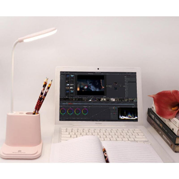 Desktop Student Touch Adjustment Led Small Lamp Eye Protection Learning With Pen Holder Reading Lights