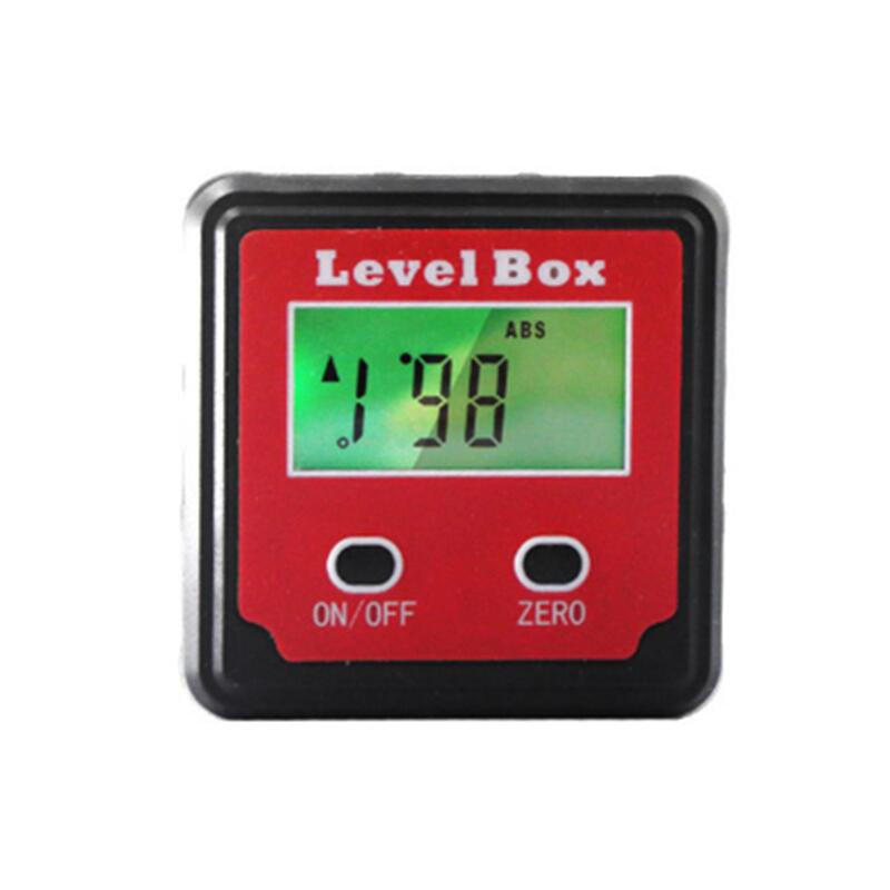 Precision Electronic Digital Display Inclinometer Level Meter Angle Box Protractor Protractors