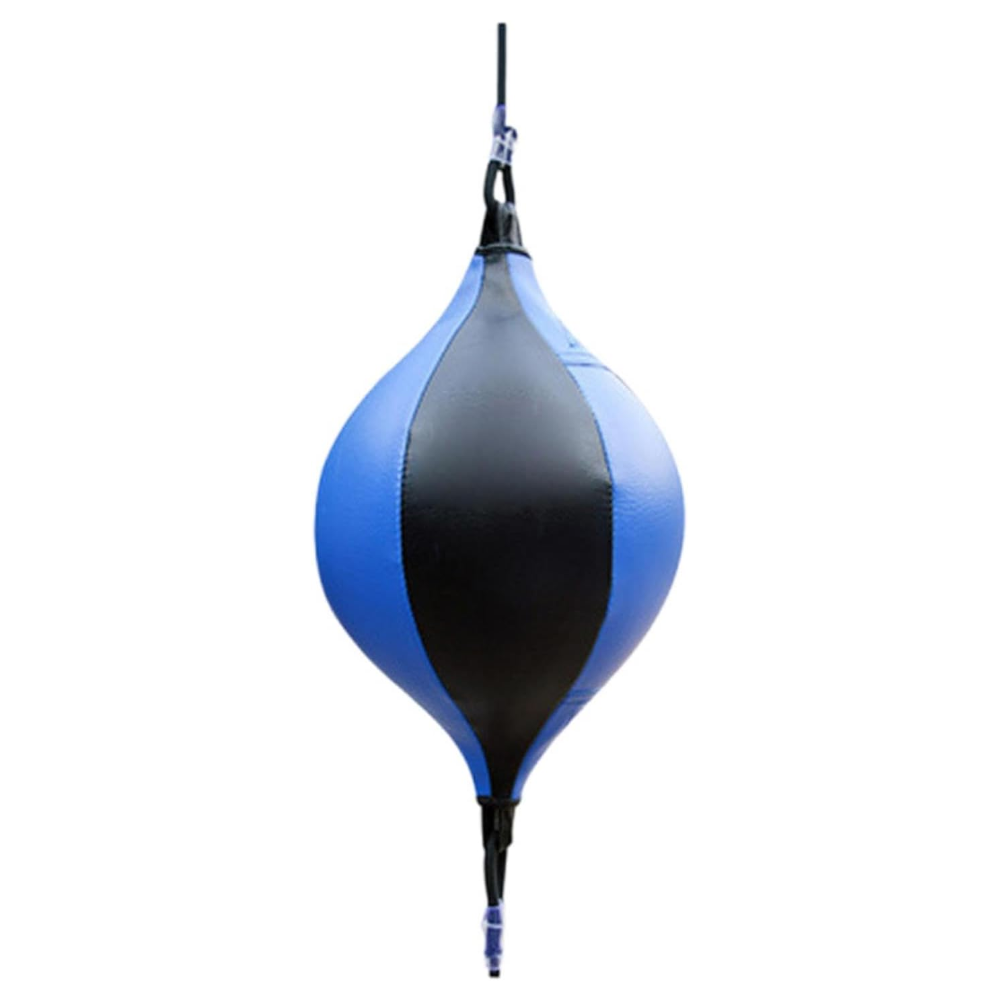 Suspended Boxing Training Ball Pear Shape Blue Black Punching Bags