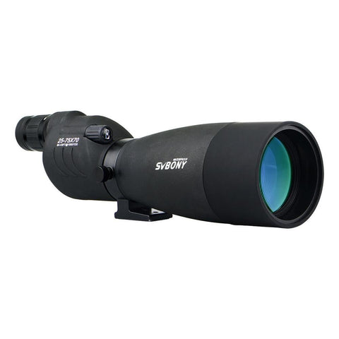 Sv17 Spotting Scope 25 75X70mm Zoom Telescope Waterproof High Definition Birdwatching Archery Shooting F9326a Binoculars & Monoculars