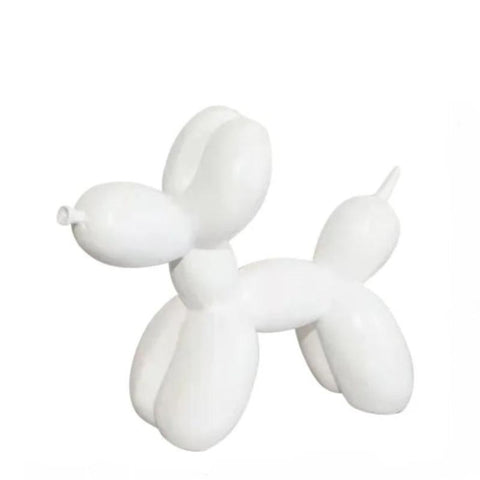 Figurine Nordic Balloon Dog White Small Resin Sculptures For Living Room Decor Sculptures & Figurines
