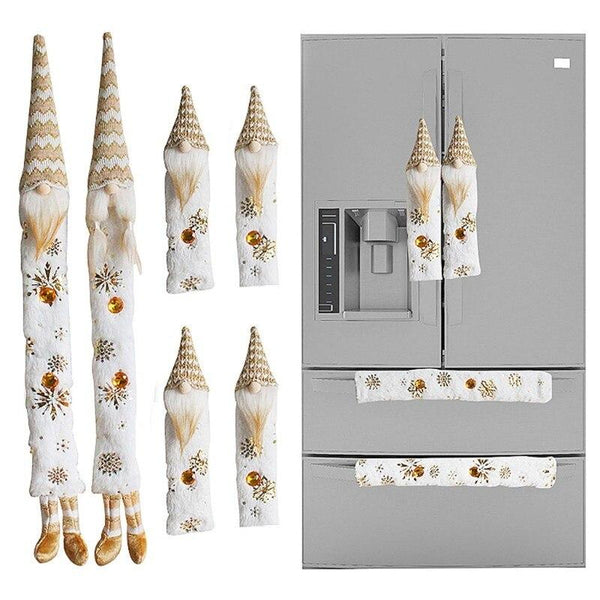 Swedish Gnomes Kitchen Appliance Handle Cover Set