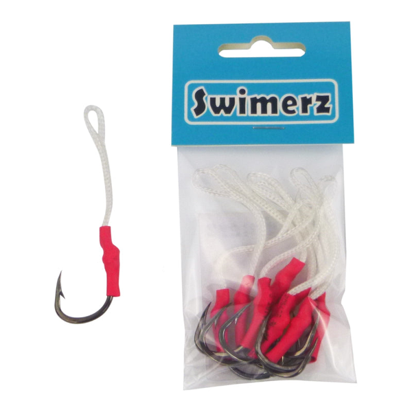 Swimerz 3/0 Single Assist 8 Pack Hooks