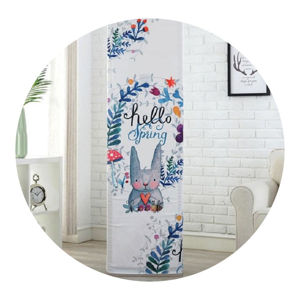 180X55x35cm Rabbit Fabric Dust Cover For Vertical Cabinet Air Conditioners Portable Air Conditioners