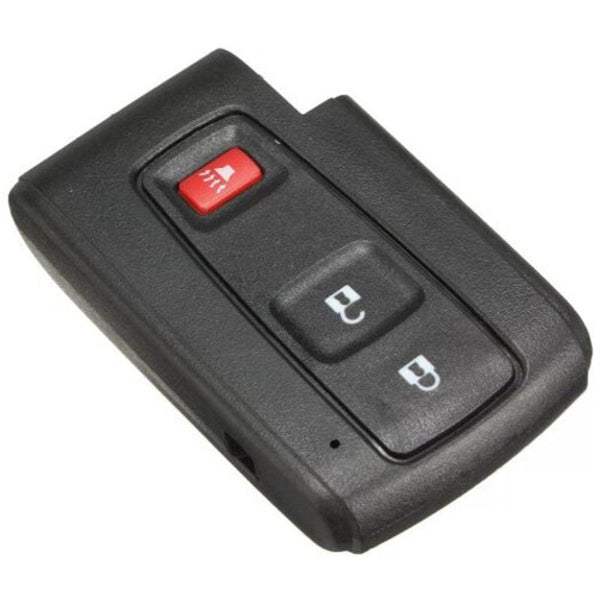 Syj2019102202 3 Button Smart Remote Keyless Entry Fob Shell For Toyota Prius Black