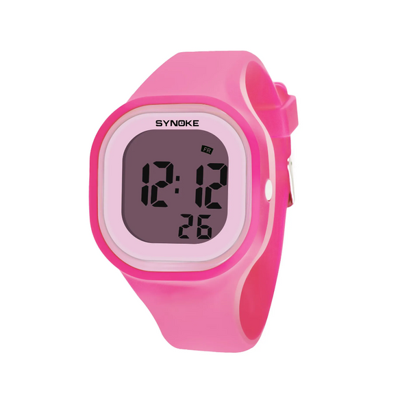 Veile Studios Electronic Watch Waterproof Luminous Digital Sports Wristwatch Wristwatch Bands