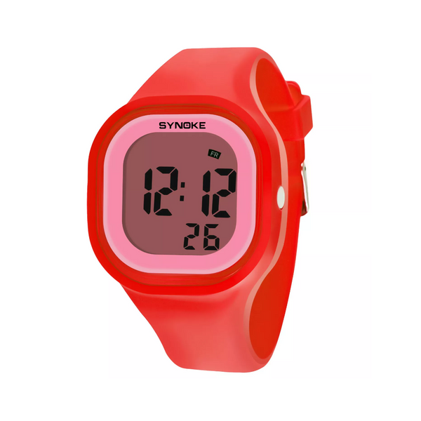 Veile Studios Electronic Watch Waterproof Luminous Digital Sports Wristwatch Wristwatch Bands