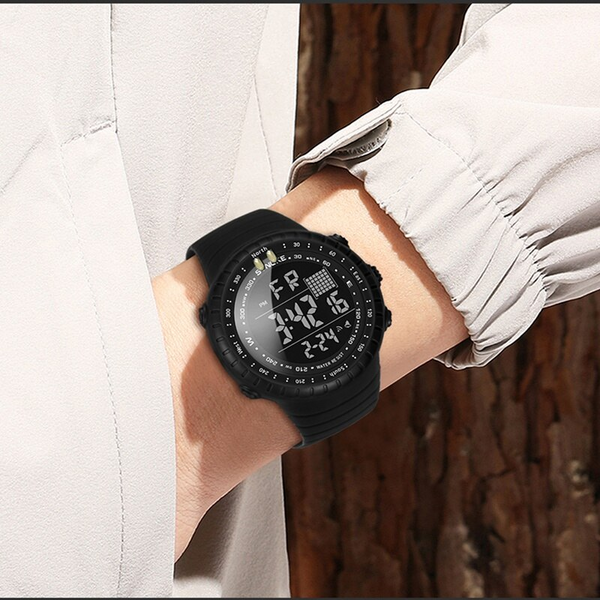 Veile Studios Waterproof Digital Outdoor Multi Function Watch Black Watches
