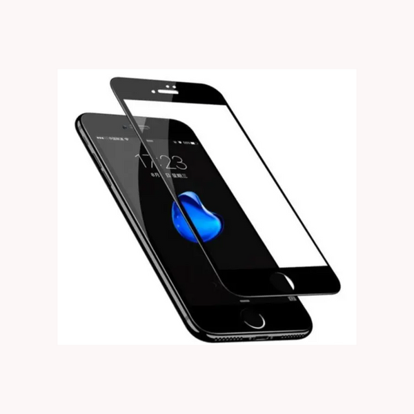 5D Full Coverage Of High Definition Transparent Nano Technology Forming Silk Screen Surface Tempered Film Iphone 8 / 7 Black
