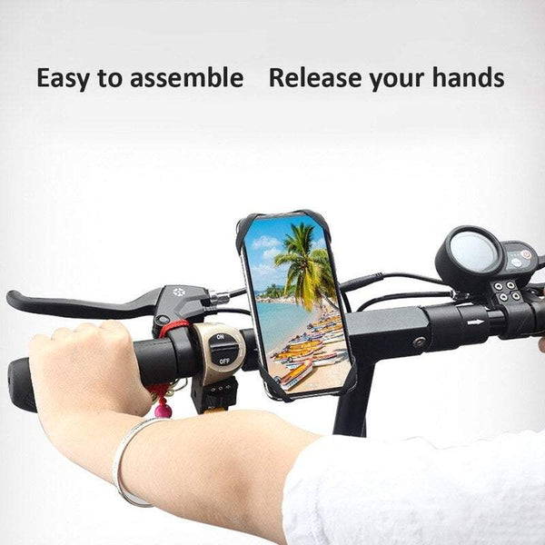 T01 4 Bike Phone Holder Universal Bicycle Mobile Device Stand For Iphone Xiaomi Huawei Samsung Lights & Reflectors