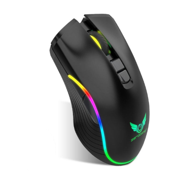 T26 2.4G Wireless Type C Fast Charge Mice 2400Dpi 7 Keys Eergonomic Optical Rgb Light Gaming Mouse For Pc Laptop Mice Trackballs & Touchpads