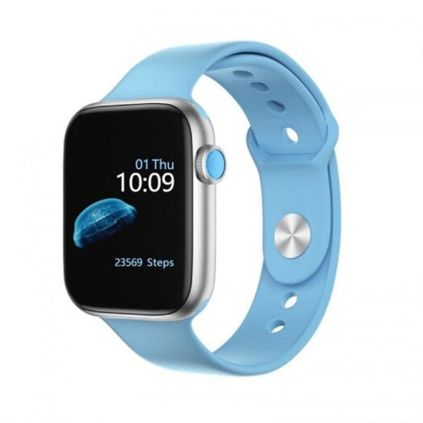 T5 Smartwatch Supports Bluetooth Call Heart Rate Meter With Free Replacement Silver Smart Watches