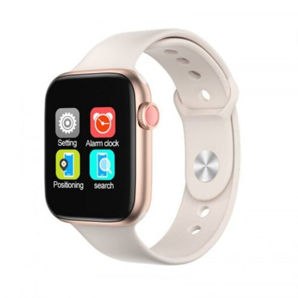 T5 Smartwatch Supports Bluetooth Call Heart Rate Meter With Free Replacement Silver Smart Watches