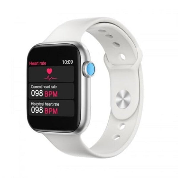 T5 Smartwatch Supports Bluetooth Call Heart Rate Meter With Free Replacement Silver