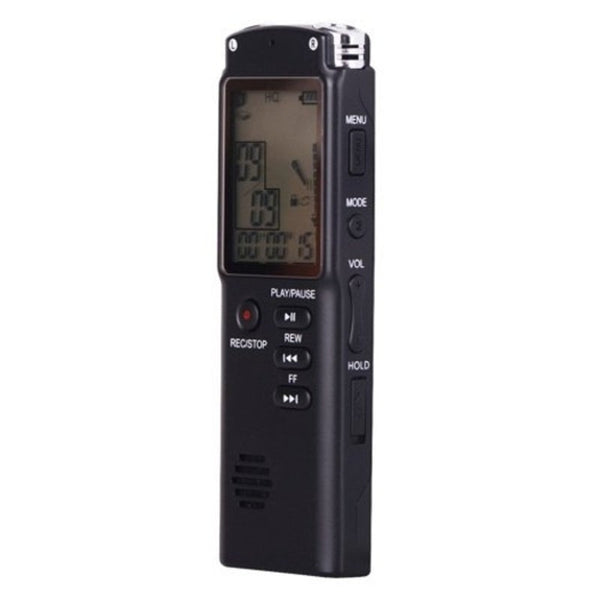 T60 Large Screen Audio Voice Recorder Dictaphone Mp3 Player Black 32Gb Dictapones & Voice Recorders