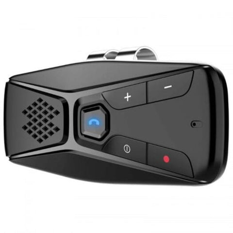 T823 Bluetooth 5.0 Car Speakerphone Sun Visor Hands Free Player Navigation Broadcast Black Transmitters