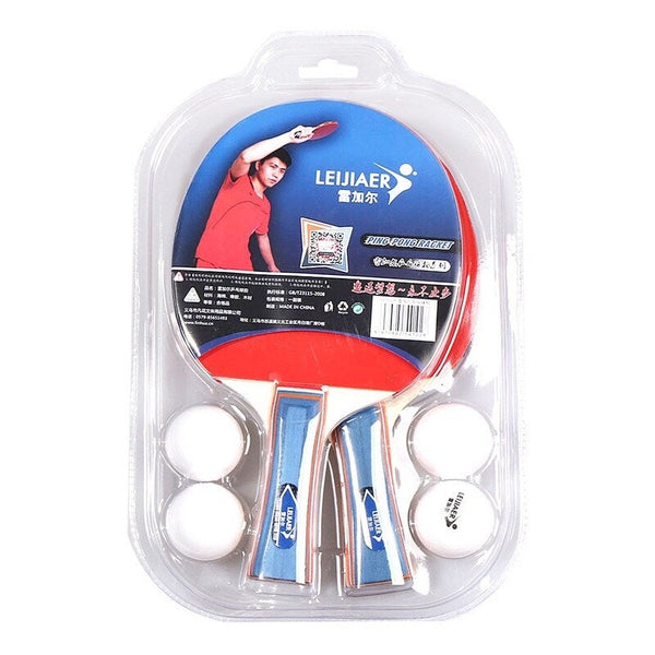 Table Tennis 2 Player Set Rackets Bats