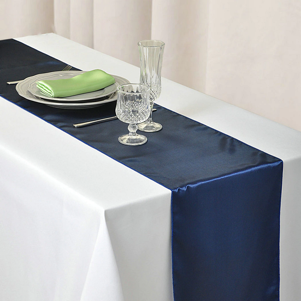 30X275cm Satin Table Runner Wedding Party Supplies Home Decor Table Runners