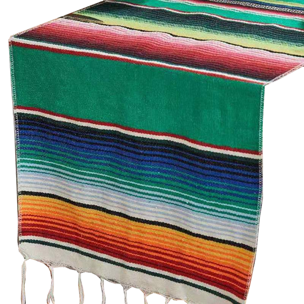 Tablecloths Vibrant Mexican Style Tassel Runner Towel Table Cloths