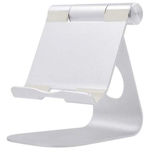 Tablet Aluminum Adjustable Holder E Readers Bed Lazy Stand Silver