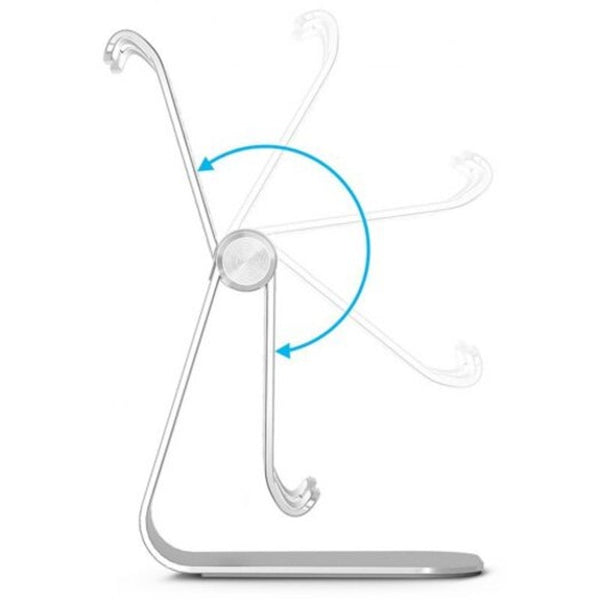 Tablet Aluminum Holder E Readers Bed Lazy Stand Silver Mounts & Holders