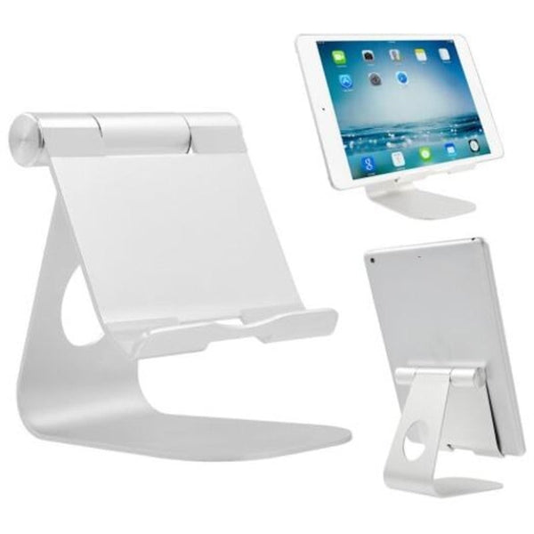 Tablet Aluminum Holder E Readers Bed Lazy Stand Silver Mounts & Holders