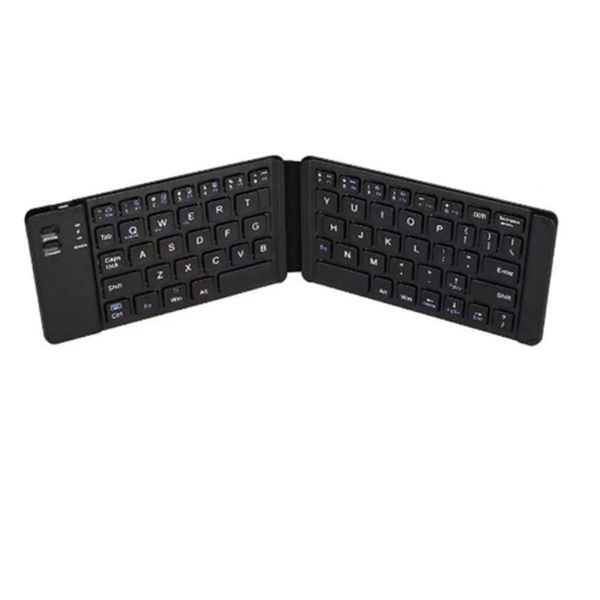 Tablet Keyboards Bluetooth Foldable Rechargeable Full Size Compatible With Ios Iphone Android Smart Phone Desk Windows Laptop Black Keyboards & Keypad