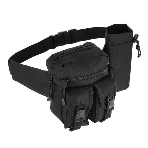 Tactical Molle Bag Waist Fanny Pack Hiking Fishing Bags Sports Hip Belt Outdoor Travel Military Equipment Gear Black Holsters Belts & Pouches