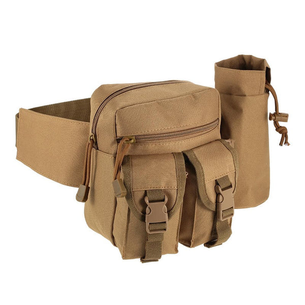 Tactical Molle Bag Waist Fanny Pack Hiking Fishing Bags Sports Hip Belt Outdoor Travel Military Equipment Gear Black Holsters Belts & Pouches
