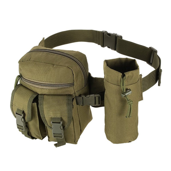 Tactical Molle Bag Waist Fanny Pack Hiking Fishing Bags Sports Hip Belt Outdoor Travel Military Equipment Gear Black Holsters Belts & Pouches