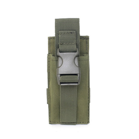 Tactical Single Pistol Magazine Pouch Military Molle Knife Flashlight Sheath Airsoft Hunting Ammo Camo Bags New