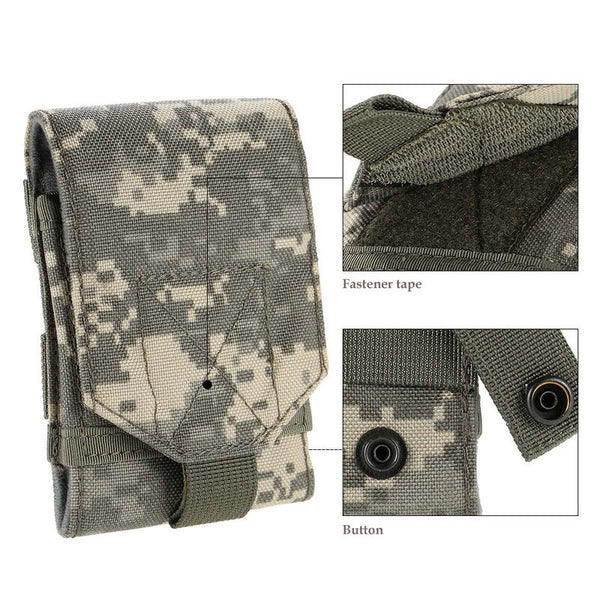 Tactical Universal Compatible Smartphone Outdoor Multipurpose Camping Carry Accessory Pouch Color5
