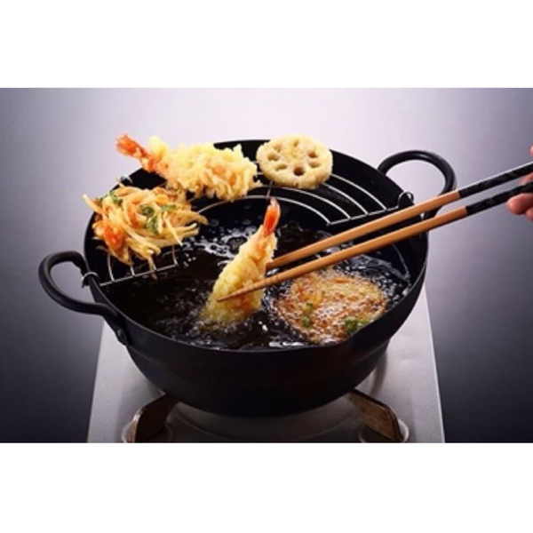 Takumi Japan Iron Tempura Deep Fry Pot Induction Compatible 24Cm Other Cookware