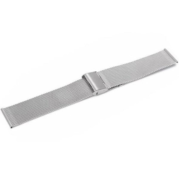 Buckle Metal Mesh Replacement Strap For Amazfit Gtr 47Mm Silver