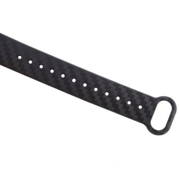 Carbon Fiber Buckle Replacement Wrist Strap For Xiaomi Mi Band 2 Black