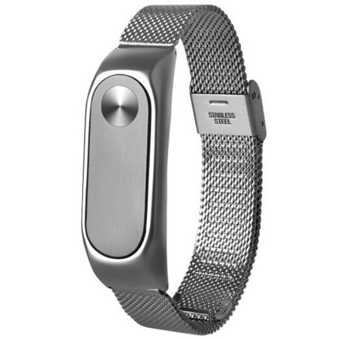 Replacement Wristband Watch Strap For Xiaomi Mi Band 2 Silver