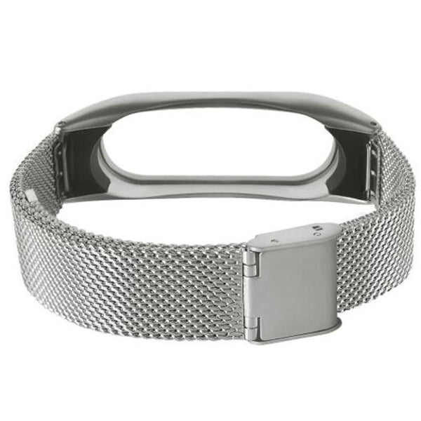 Replacement Wristband Watch Strap For Xiaomi Mi Band 2 Silver