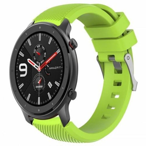 Silicone Replacement Strap For Amazfit Gtr 47Mm Yellow Green