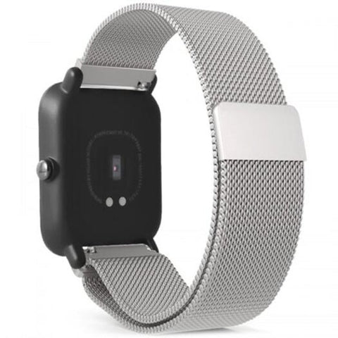 Wristband For Amazfit Silver