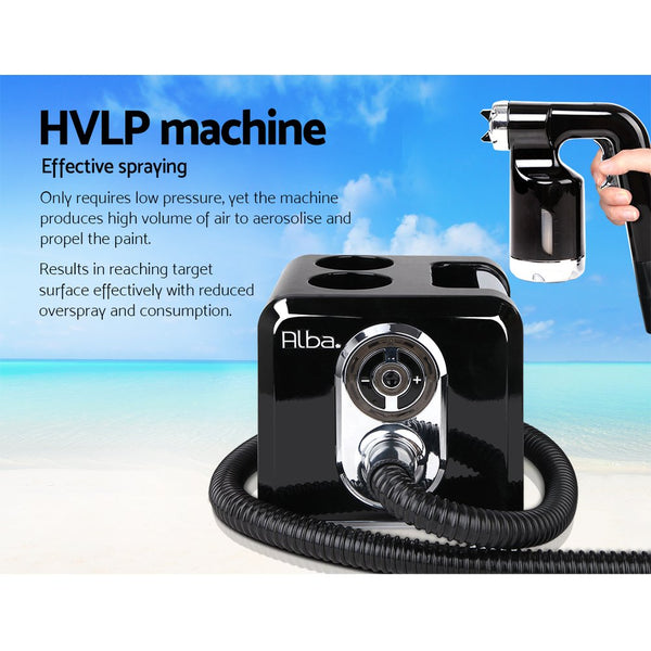 Alba Alba. Spray Tan Machine Tent Sunless Gun Hvlp System Professional Airbrush Tanning Systems