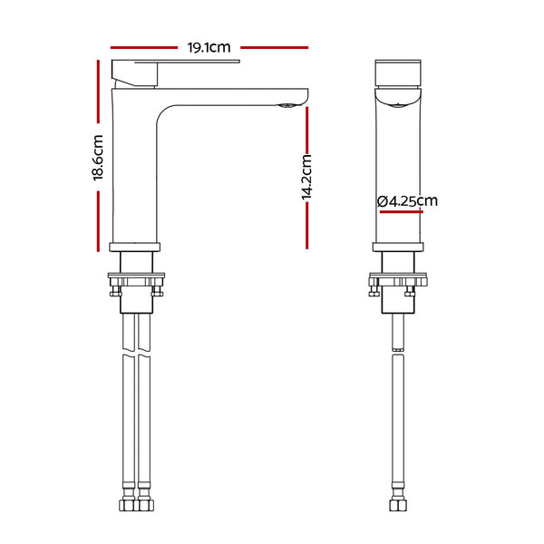 Bathroom Tap Wall Spout 180 Swivel Bathtub Shower Mixer Round Chrome Bath Taps